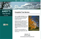 Desktop Screenshot of andytreeservice.com