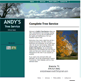 Tablet Screenshot of andytreeservice.com